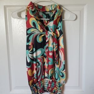 Silky tank style shirt